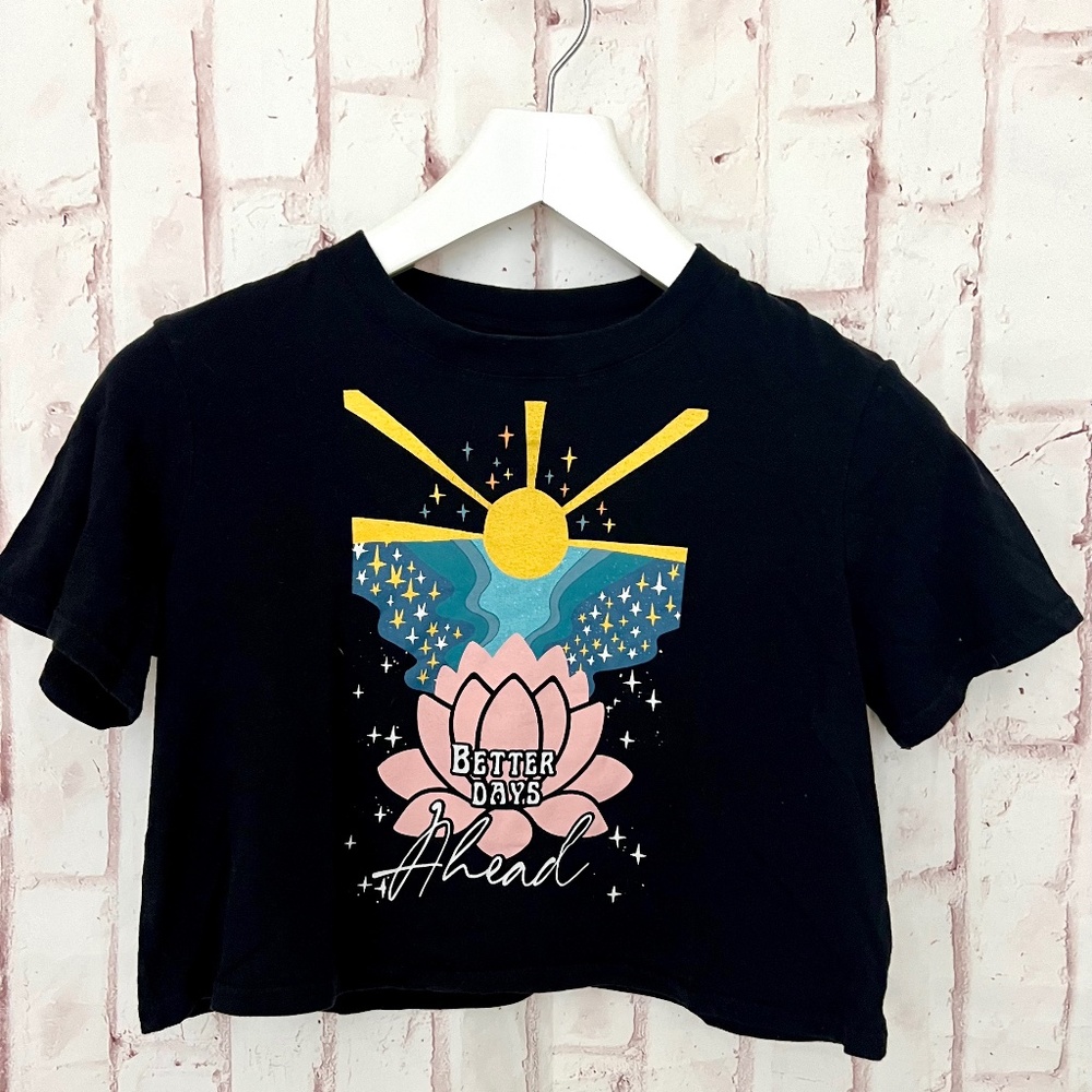 Self Esteem “Better Days Ahead” Cropped Tee